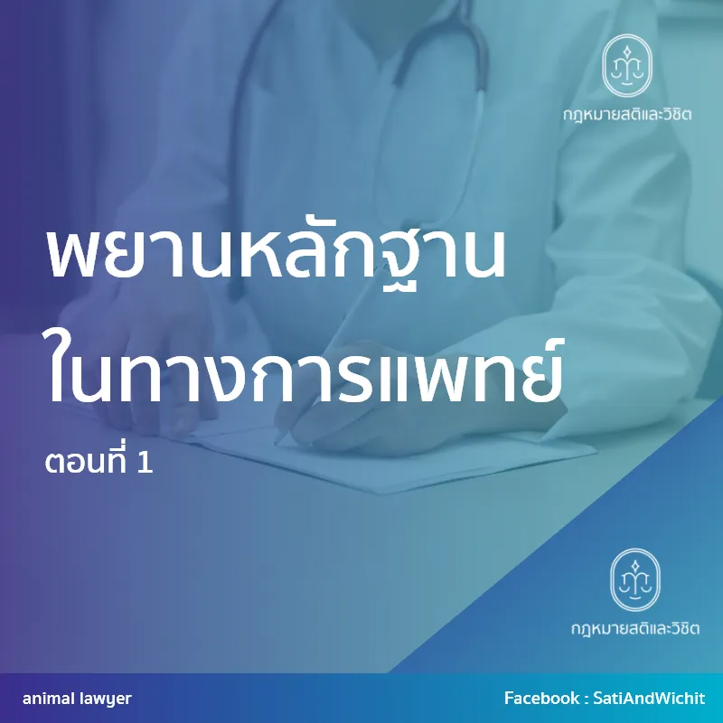 บทความ28พยานหลักฐานในทางการแพทย์ตอนที่1
