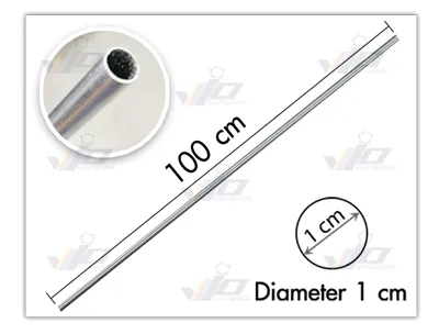 F0424ก้านอลูมิเนียม100cm