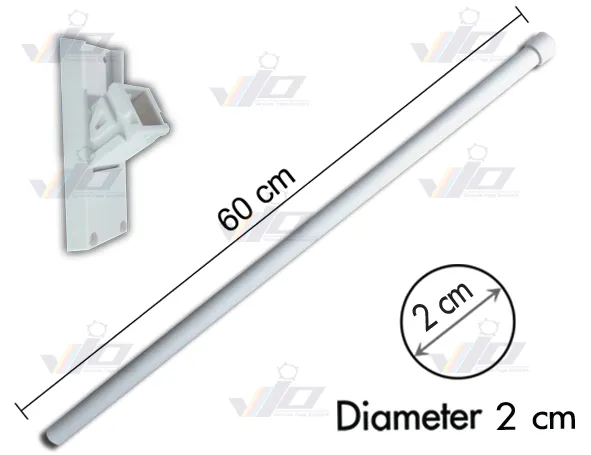 ชุดเสาติดผนัง60cm_1176945106661