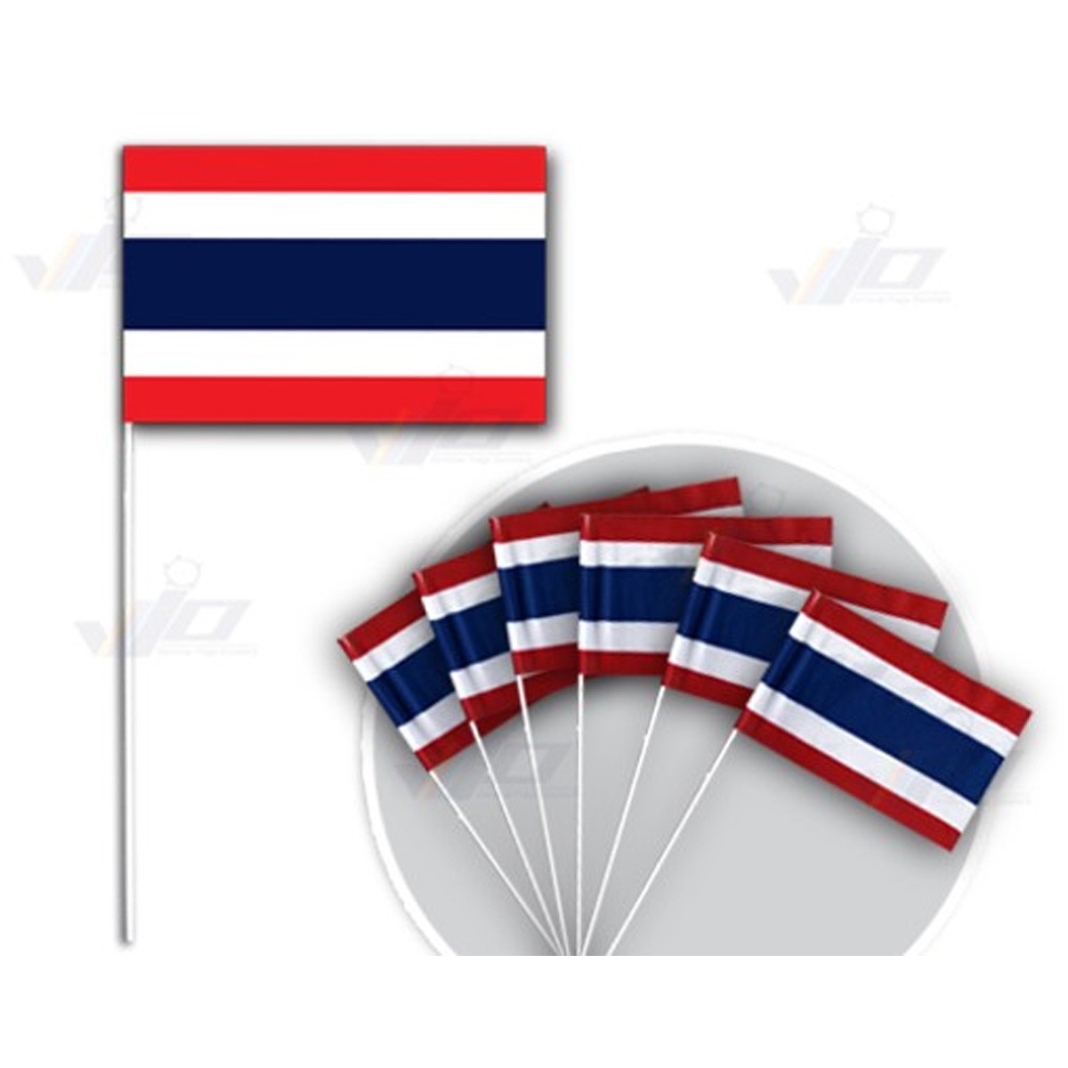 ธงโบกธงชาติไทย(ก้านลูกโป่ง)