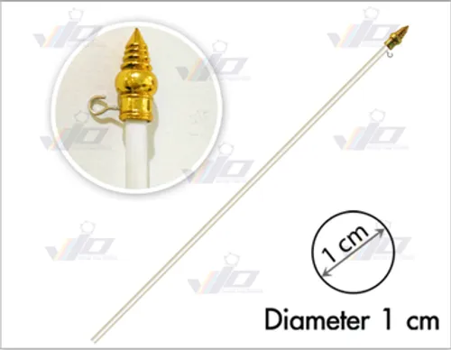 ก้านพลาสติกหัวบัวสีทอง-70-cm