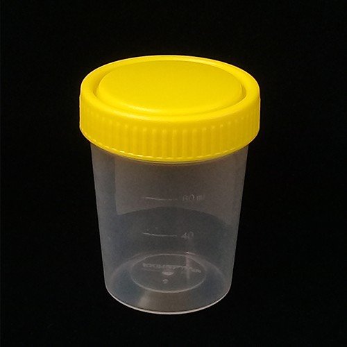 80ml Plastic containers with screw cap