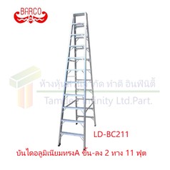บันไดทรงAขึ้นลง2ทาง11ขั้น