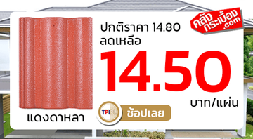 กระเบื้องหลังคาtpiยูโทเปียแดงดาหลา2