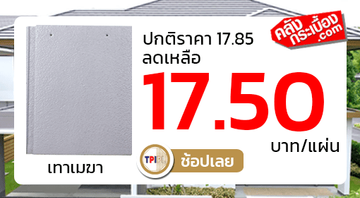 กระเบื้องหลังคาทีพีไอลักเซอร์เลียเทาเมฆา1