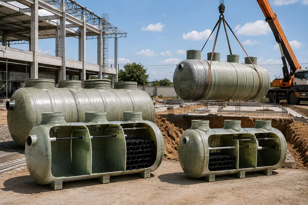 Industrial-vs-Standard-FRP-Septic-Tanks