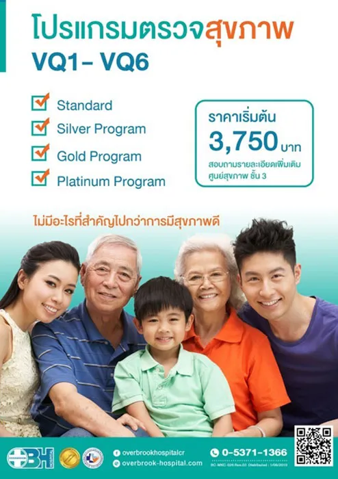 โปรแกรมตรวจสุขภาพประจำปี