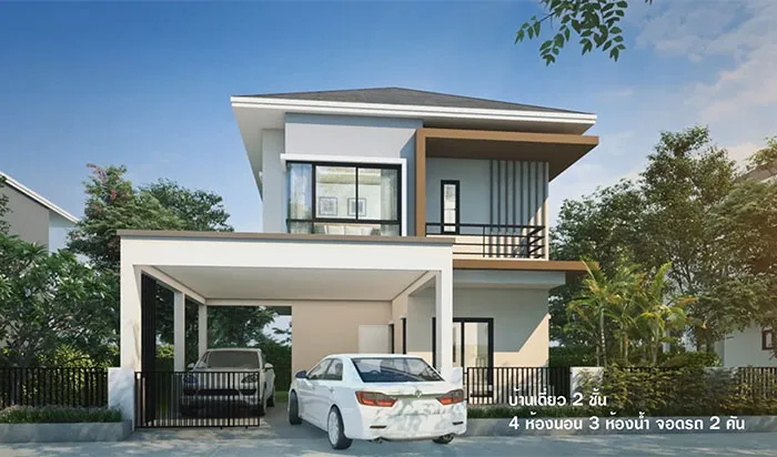 the ville land and house 2 อมตะซ ต บ อว น ชลบ ร