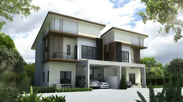 BW-Perspective3DTwinHouse