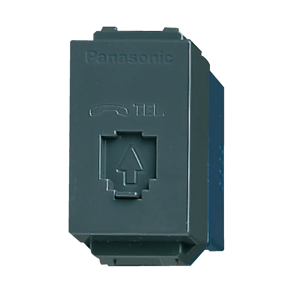..เต้ารับโทรศัพท์ 6P 4C สีเทา WEG2164H.. 6P 6C WEG2166H Panasonic