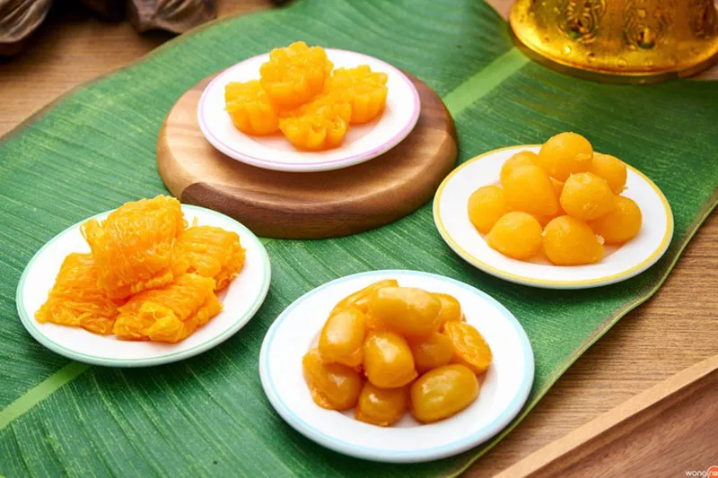 ขนมเครื่องทอง