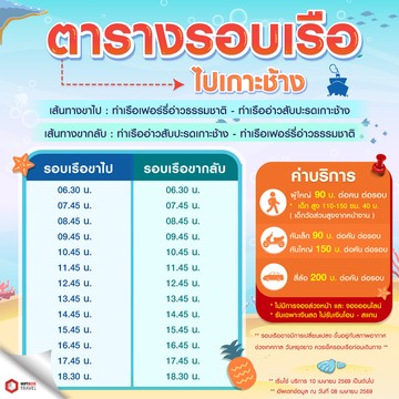 เรือเฟอรี่เกาะช้าง-รอบเรือ
