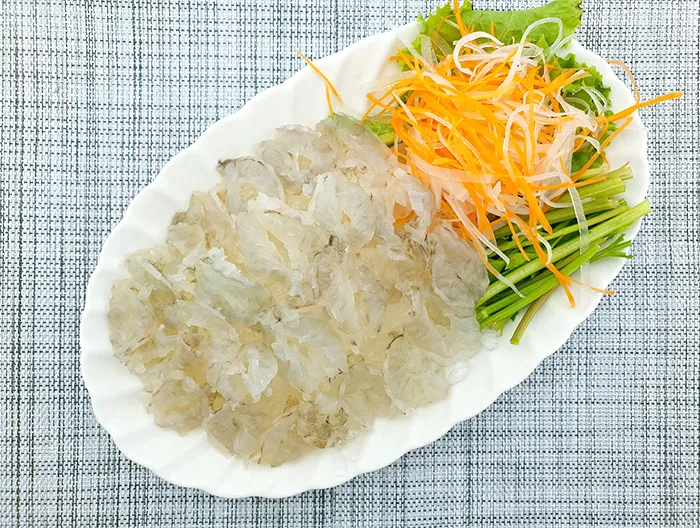 jarinthip-กุ้งซาซิมิ