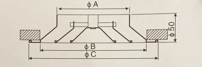Round Diffuser Plan View Round Air Diffuser