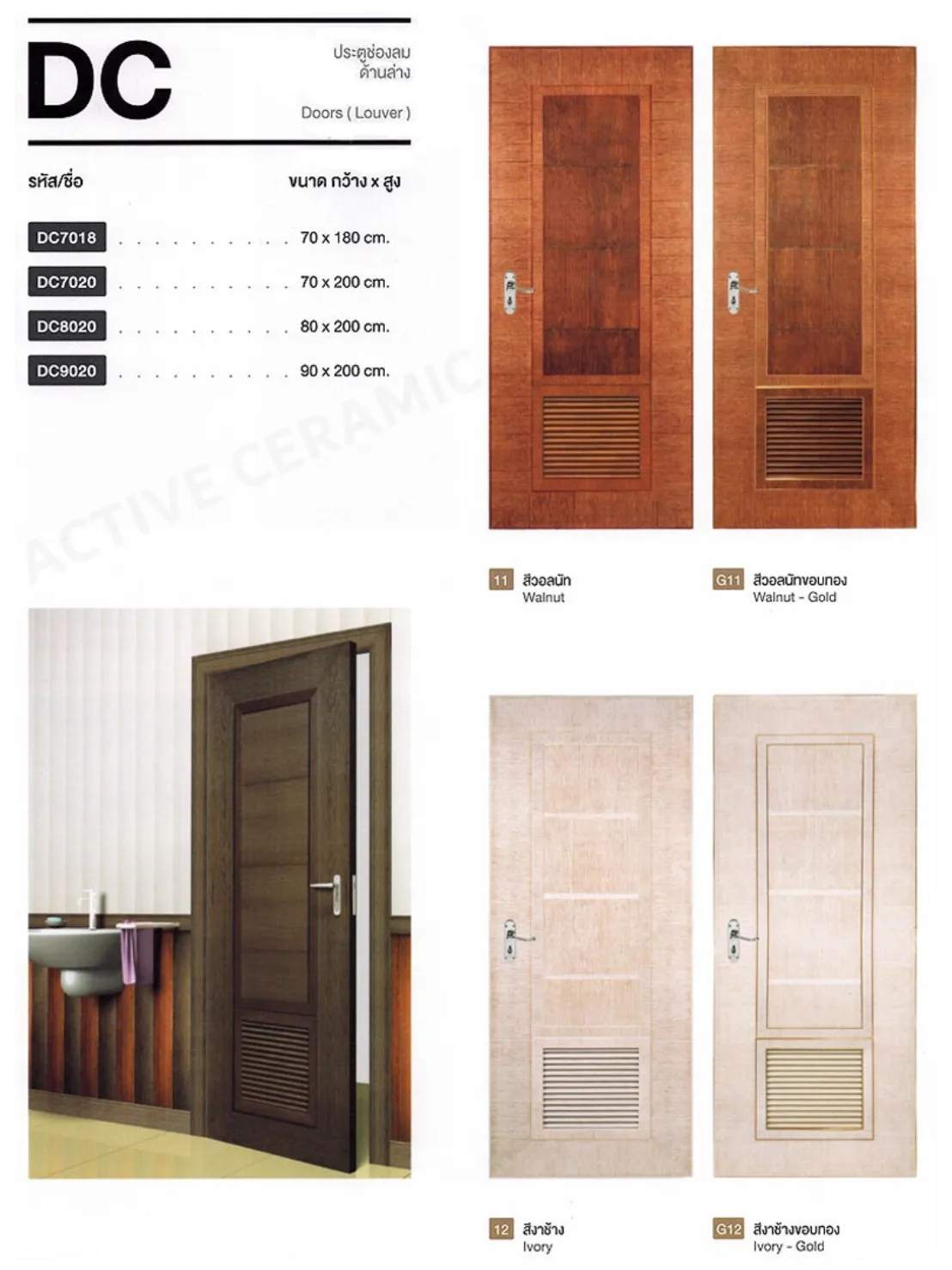 ประตูโพลีสไตรีนรุ่นDCYESMOULDINGAntiqueStyle