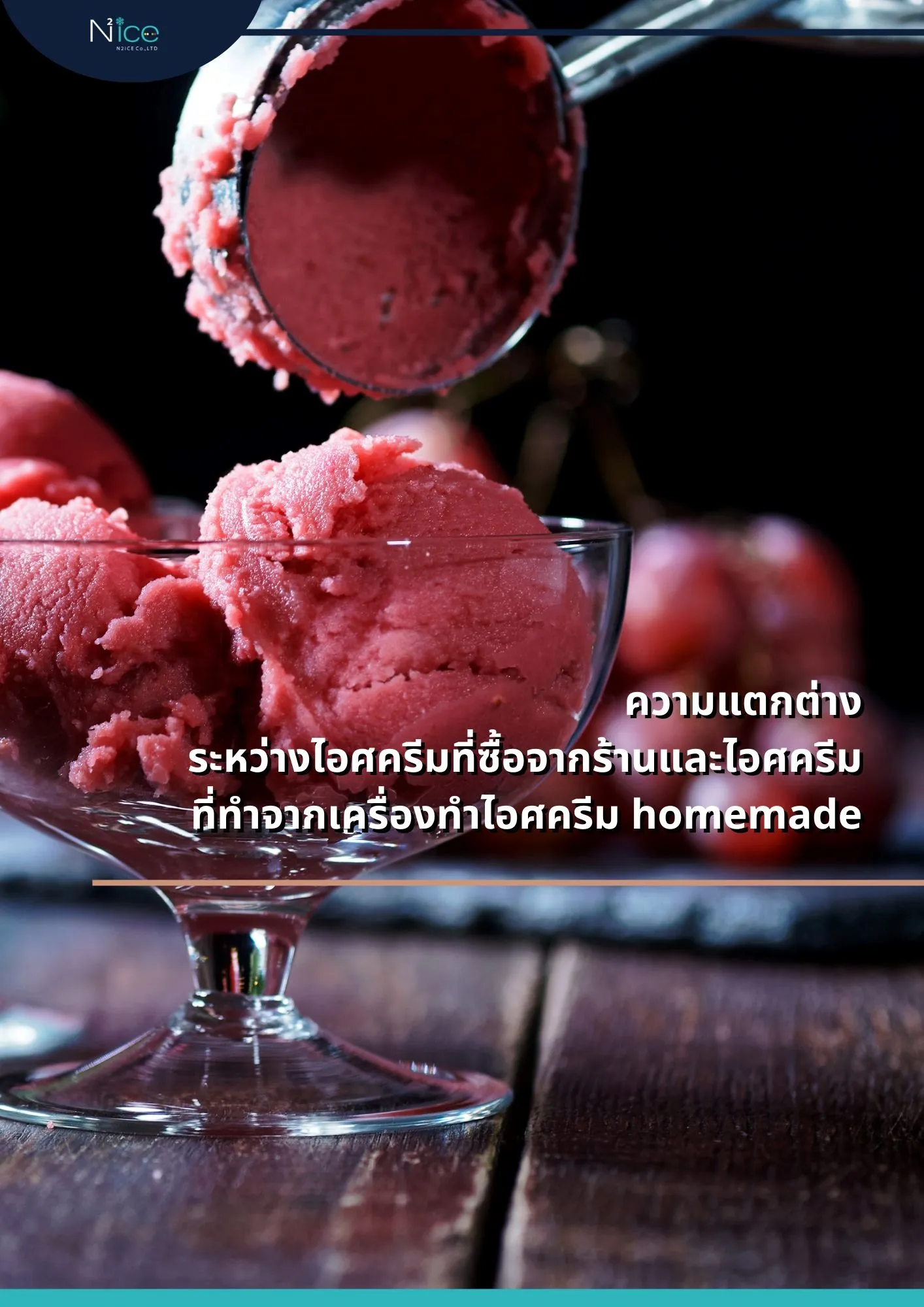 เครื่องทําไอศครีมhomemade