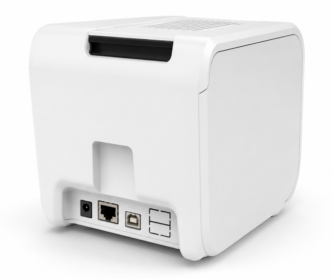 MAGiCARD 100 NEO ด้านหลัง พอร์ตเชื่อมต่อ