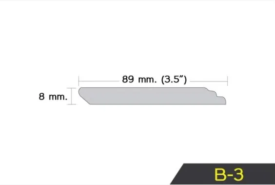 LINEALBUMบัวเชิงผนังพีวีซีB-32507015