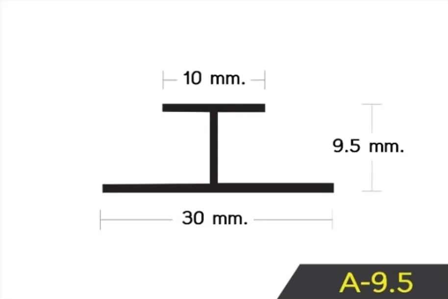 LINEALBUMตัวเชื่อมฝ้าและผนังพีวีซีรุ่นA-9