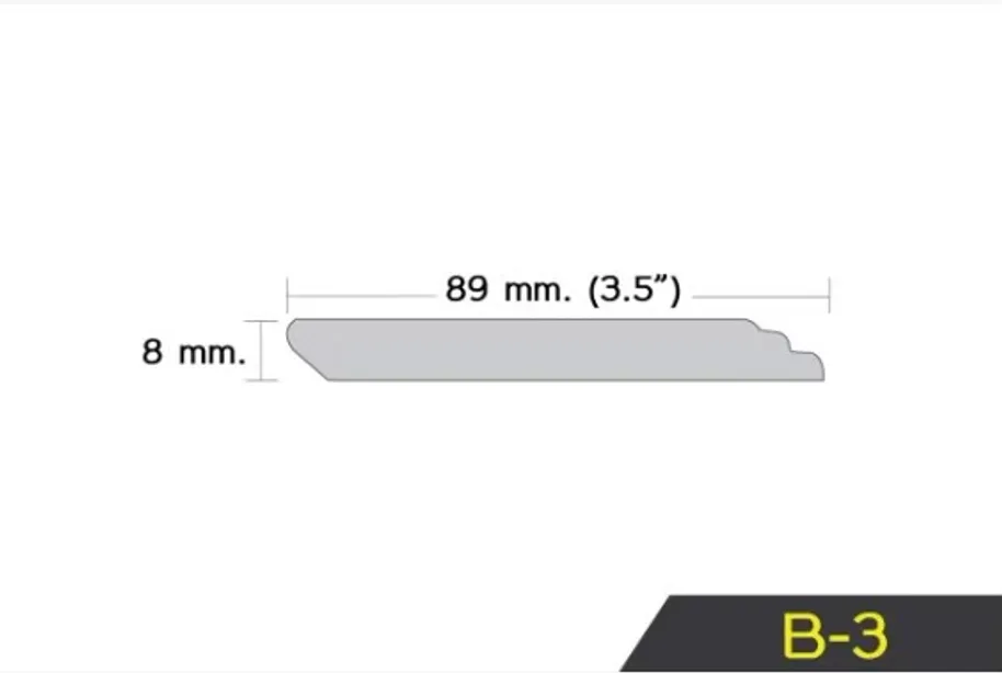 LINEALBUMบัวเชิงผนังพีวีซีB-32507015