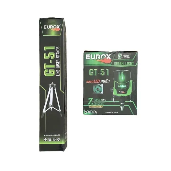 เลเซอร์วัดระดับ EUROX GT-51+ขาตั้ง