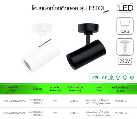 สปอตไลท์ติดลอยpistol