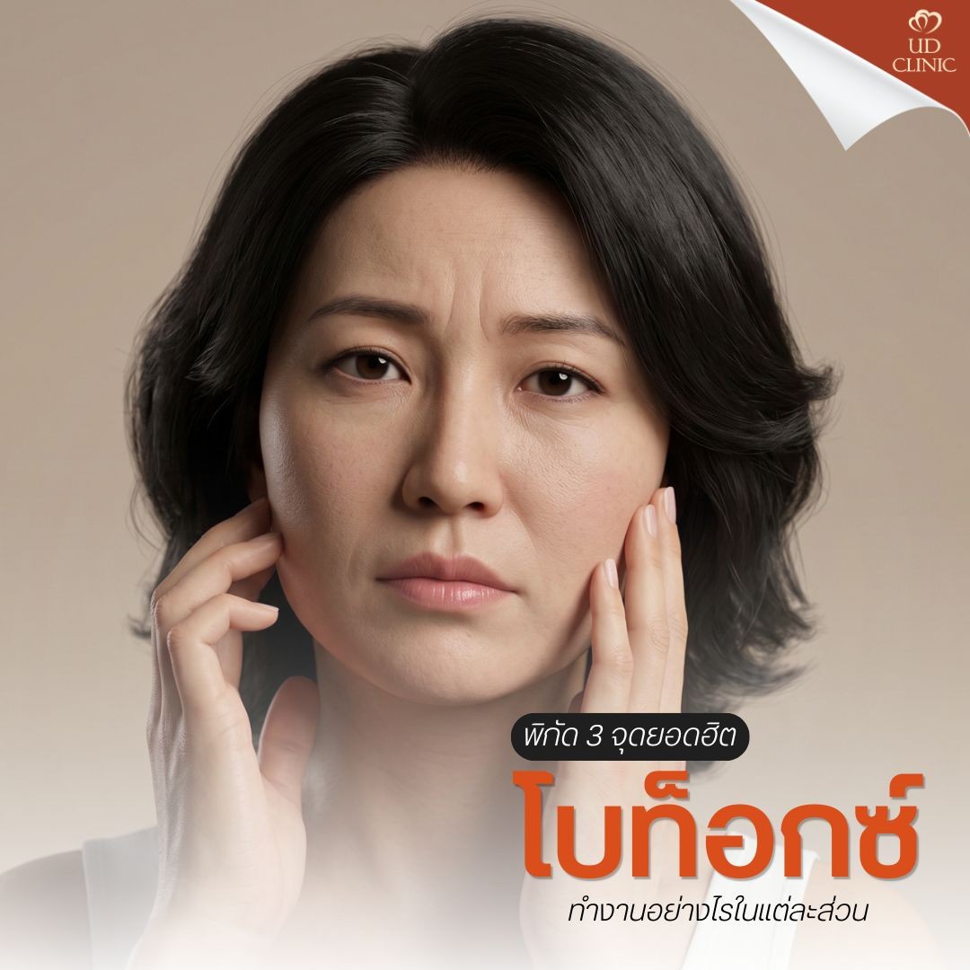 34.3 UD _ ฉีดโบท็อกซ์ลดริ้วรอยหน้าผาก ตา หว่างคิ้ว ควรเริ่มทำตั้งแต่อายุเท่าไหร่_
