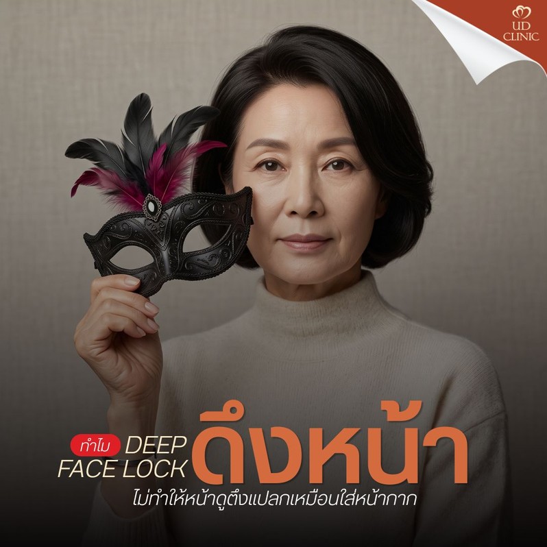 22.2 UD _ ดึงหน้า Deep Face Lock ล็อกความอ่อนเยาว์ได้นานแค่ไหน_ ทำไมถึงไม่ทำให้หน้าดูตึงแปลก ๆ หรือหูผิดรูป