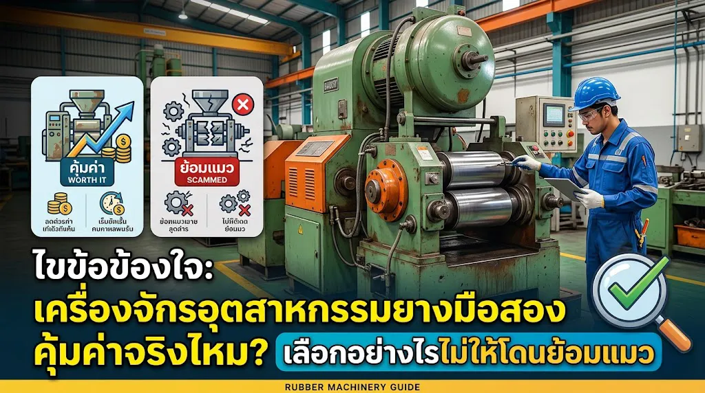 ไขข้อข้องใจ-เครื่องจักรอุตสาหกรรมยางมือสอง