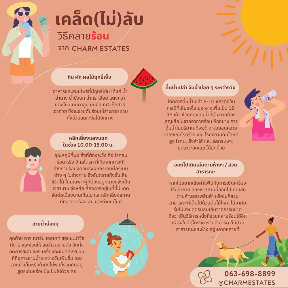 เคล็ด(ไม่)ลับ-วิธีคลายร้อน