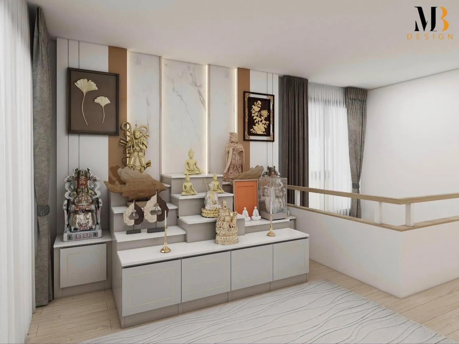 ออกแบบ-3D-ห้องพระ-คุณมงคล1
