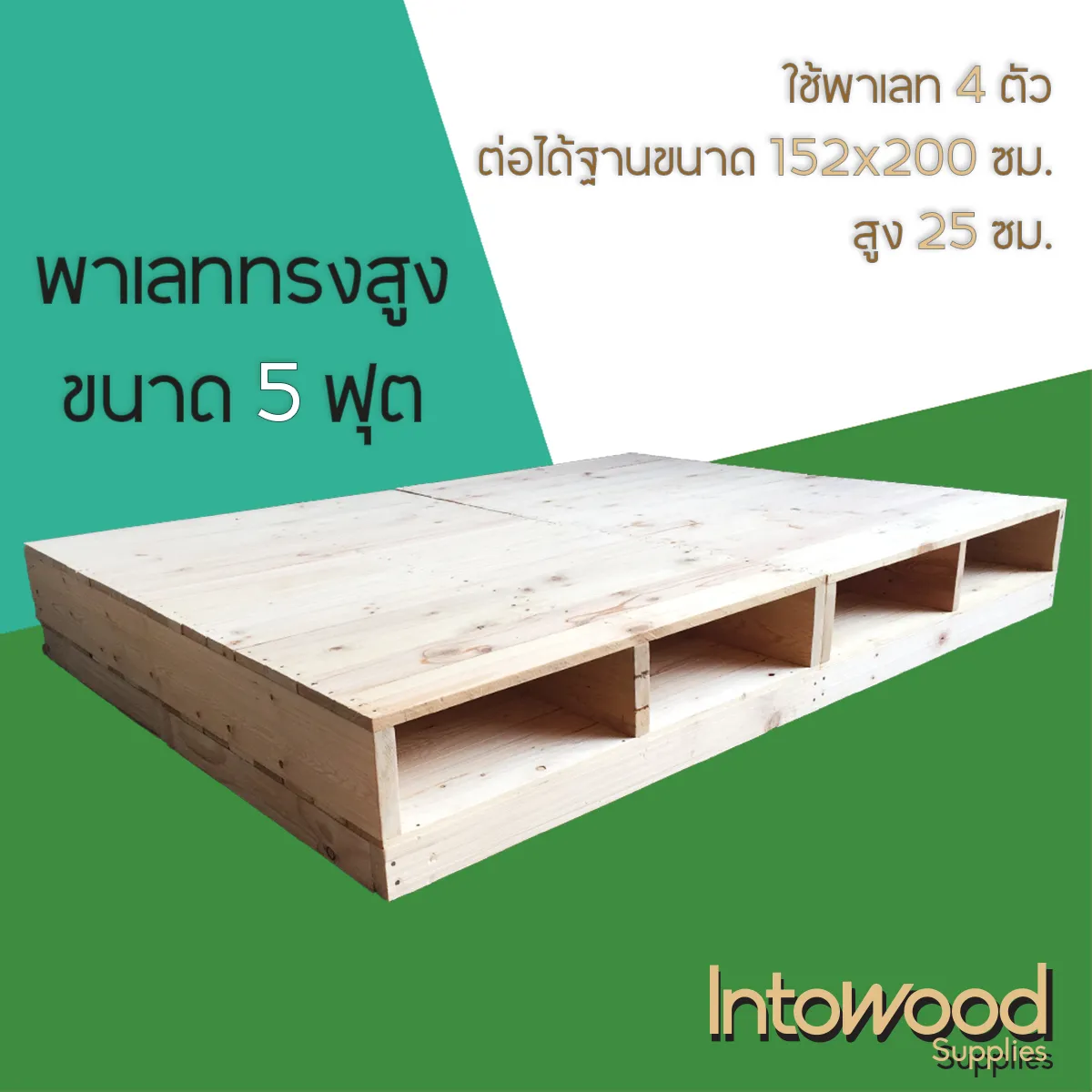 พาเลทขนาด5ฟุต