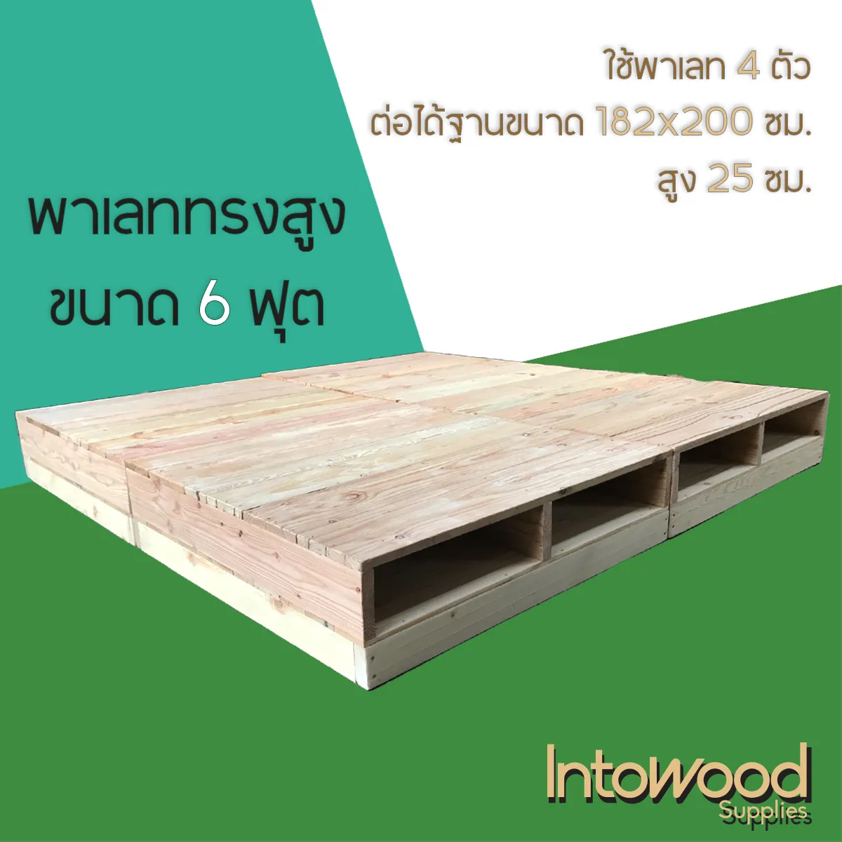 พาเลทขนาด6ฟุต