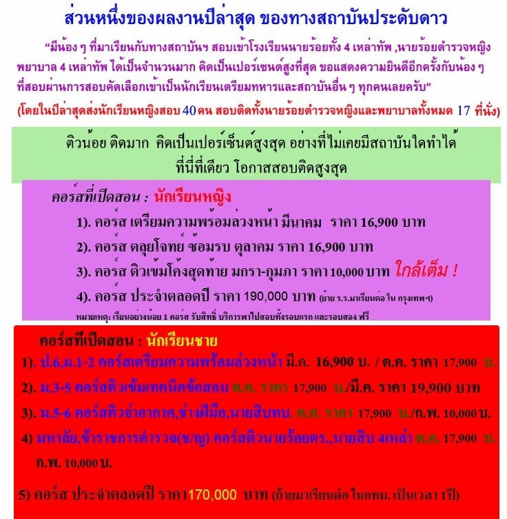 หลักสูตรย่อ