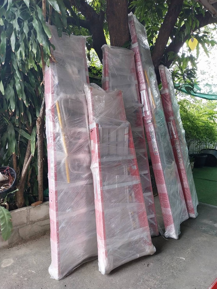 บันไดไฟเบอร์กลาสแพลตฟอร์มติดล้อBarco