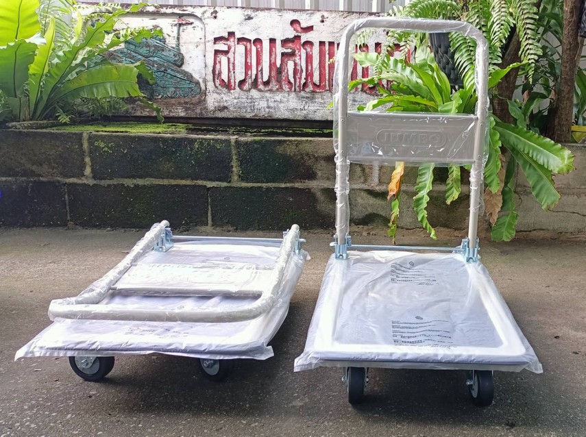 รถเข็น4ล้อพับได้Jumbo