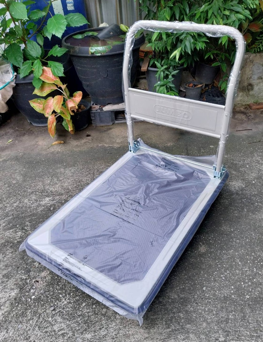รถเข็นพื้นเหล็กชั้นเดียวมือจับพับได้JumboHB-210J