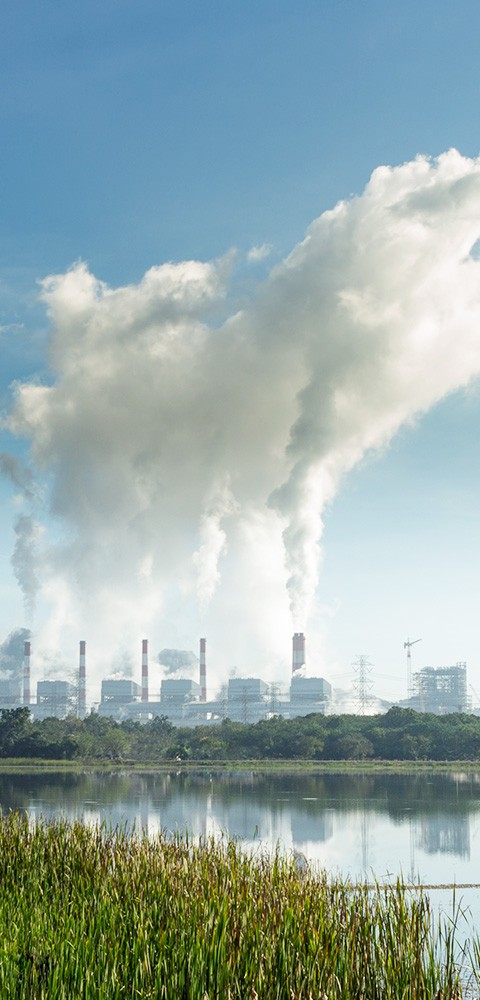 hot-steam-from-chimney-coal-power-plants-against-blue-sky