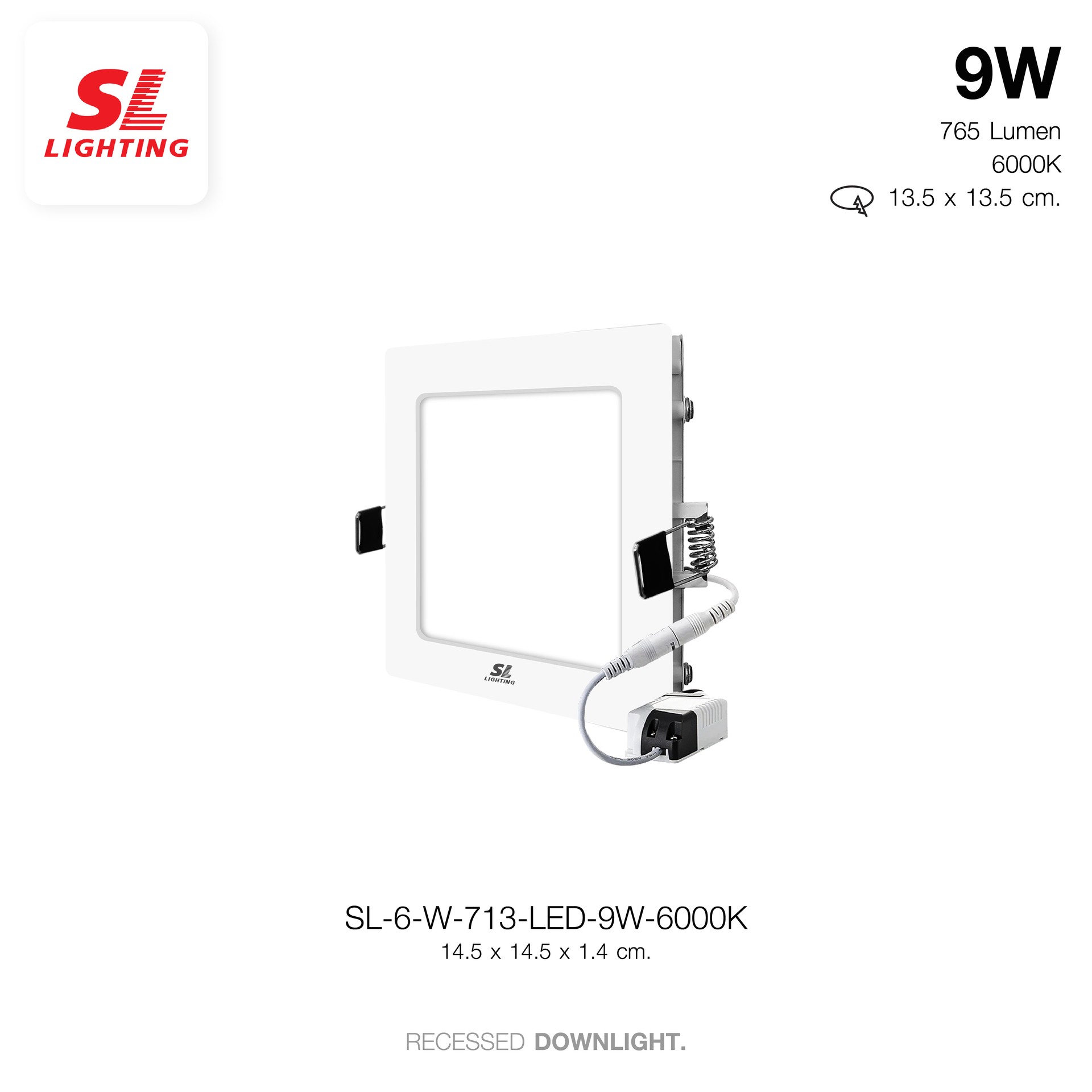 6-W-713-LED-9W-6000K