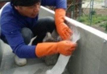 การติดตั้งรางน้ำไฟเบอร์กลาส8
