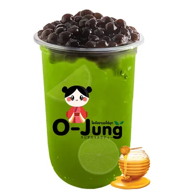 ชาเขียวน้ำผึ้งมะนาว
