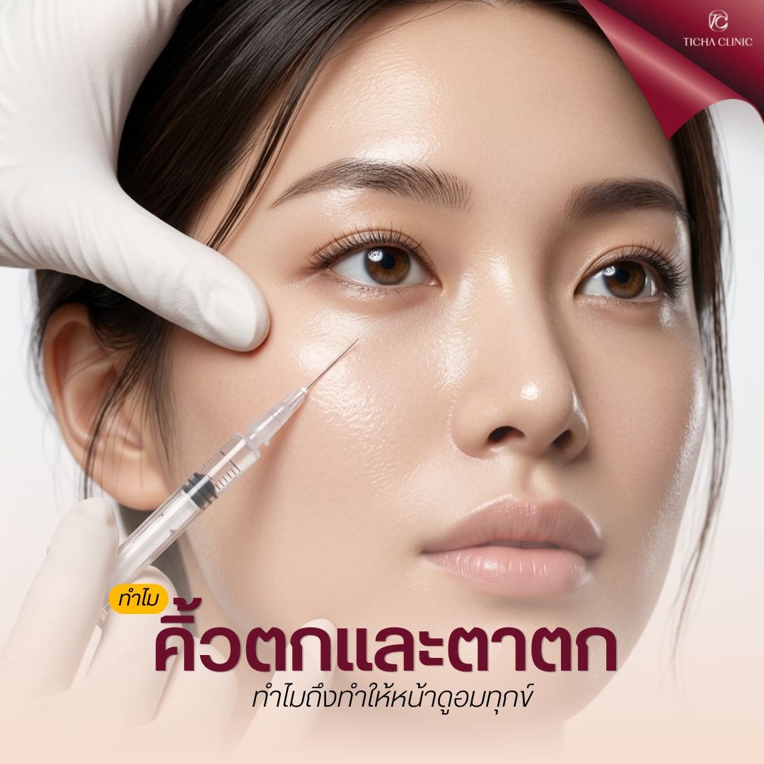 37.2 TC _ ตาตก คิ้วตก หน้าดูเหนื่อยล้า แก้ด้วย Subbrow Lift ร่วมกับโบท็อกซ์ยกคิ้ว ได้ผลลัพธ์ปังแค่ไหน__
