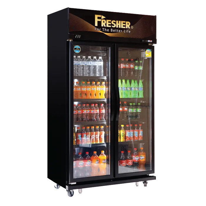 FRESHER-FR-2DBV2-สีดำ-2-ประตู