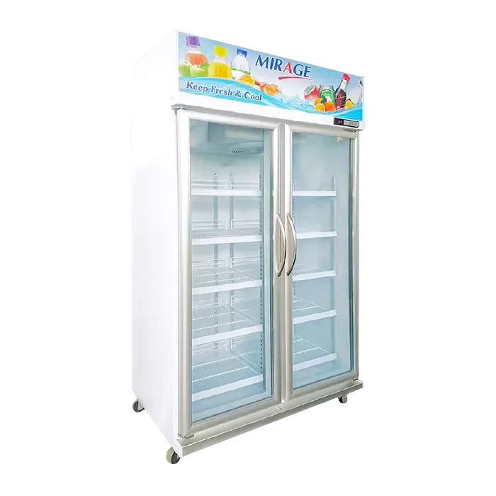 MIRAGE-Beverage-BC-755B-สีขาว-2-ประตู