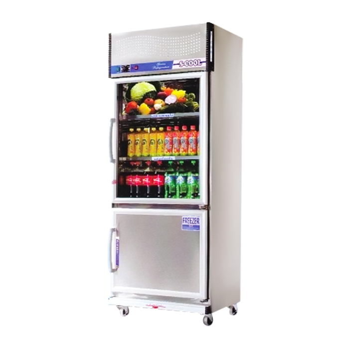 S-COOL STM-82IV สีสแตนเลส 2 ประตู