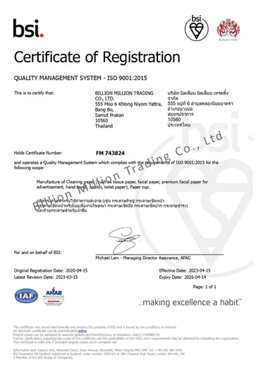 BillionMillionISO9001