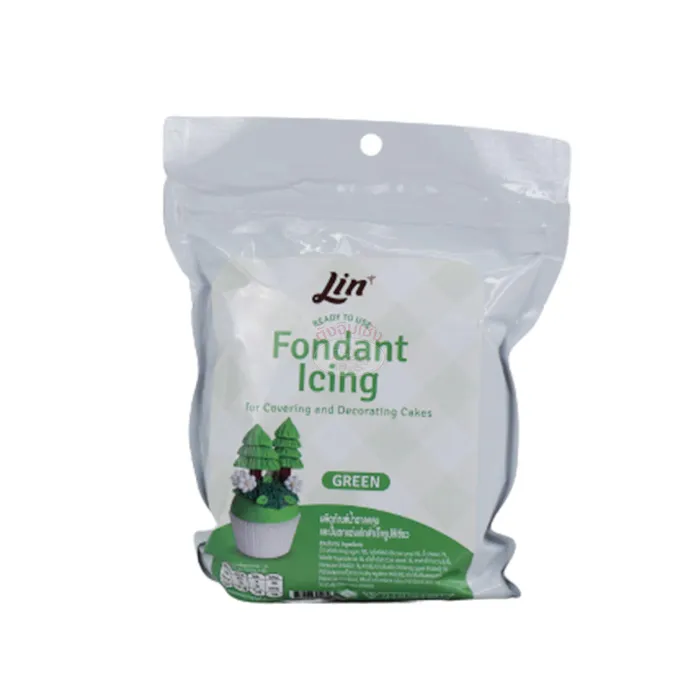 LIN-Fondant-Icing-สีเขียว