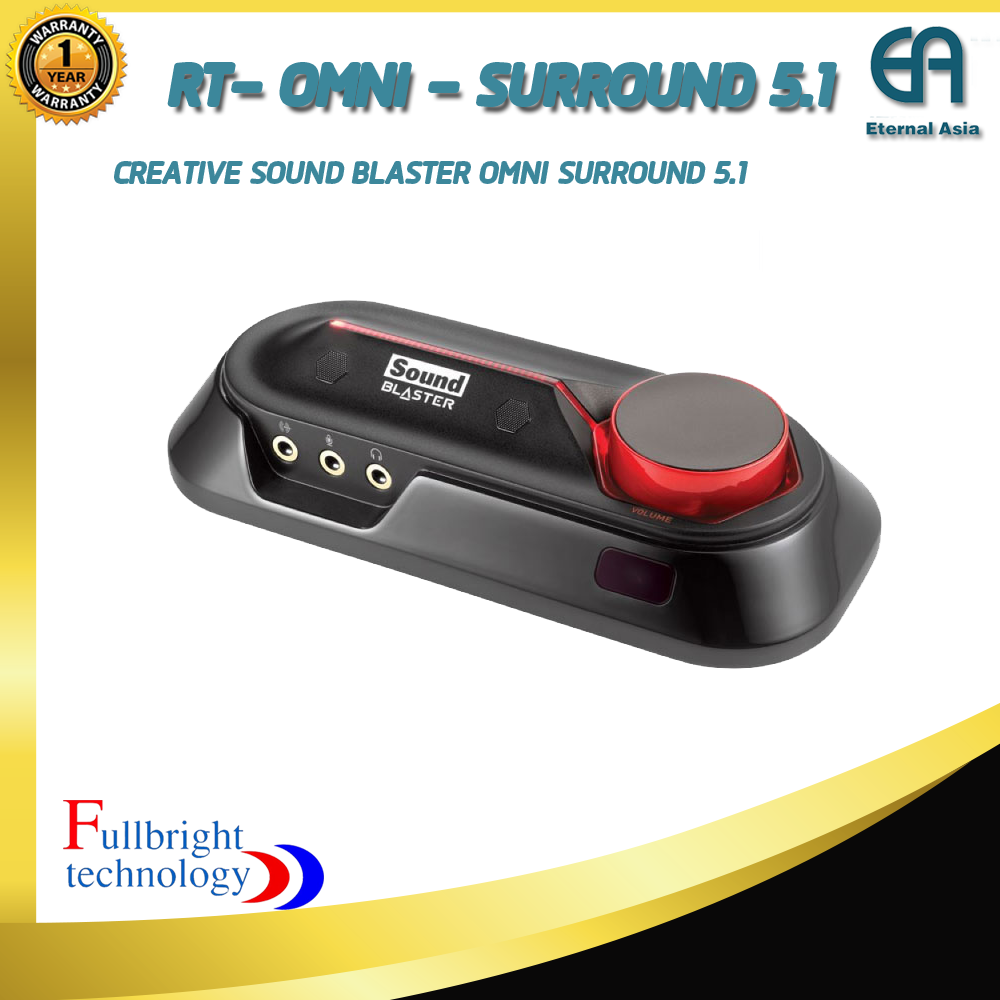 Creative Sound Blaster Omni Surround 5.1 Windows 10 การ์ดเสียง Creative Sound Blaster OMNI Surround 5.1