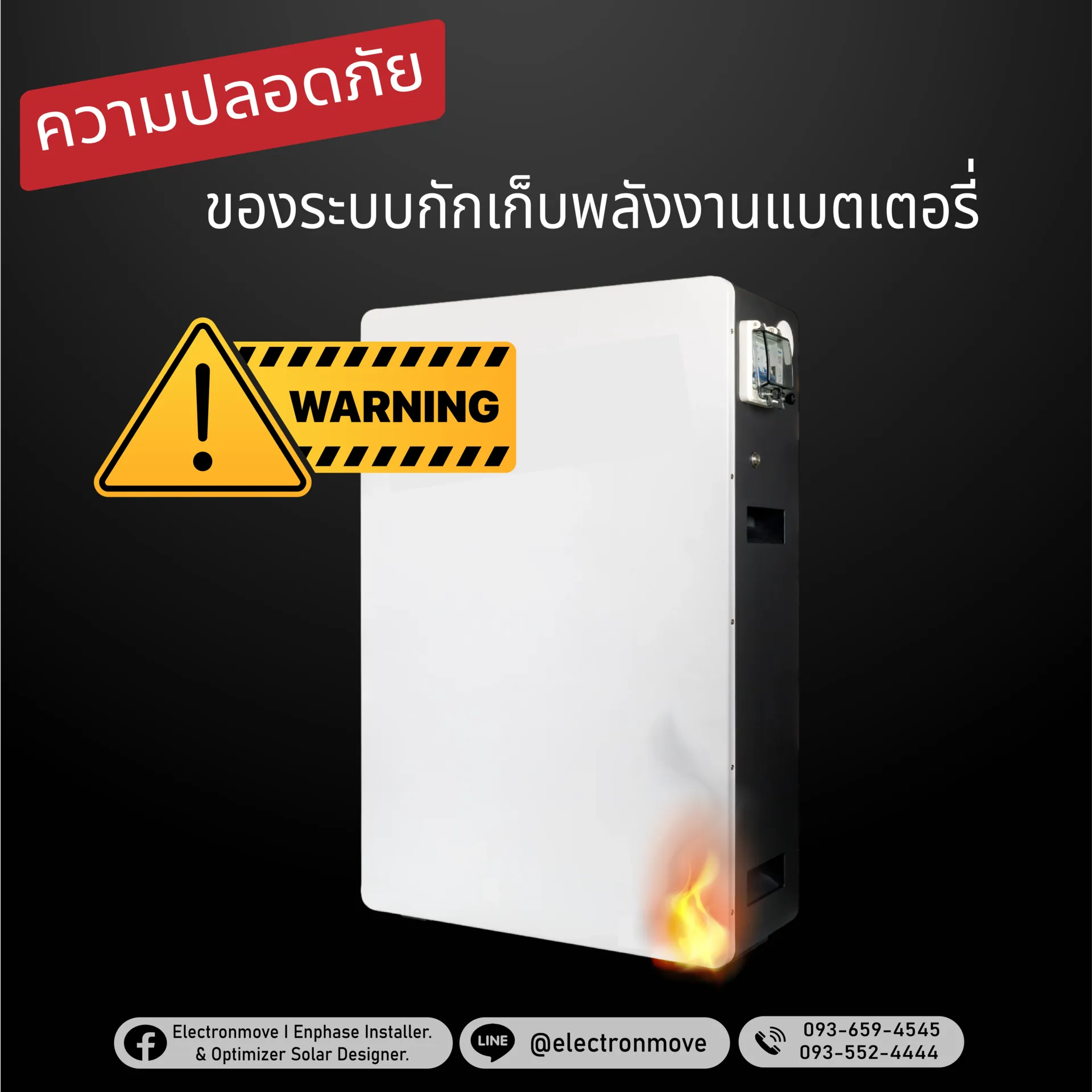 ความปลอดภัยของระบบกักเก็บพลังงานแบตเตอรี่