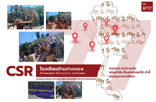ตะลุยแม่ฮ่องสอนบริจาคเฟอร์นิเจอร์เพื่อการศึกษา